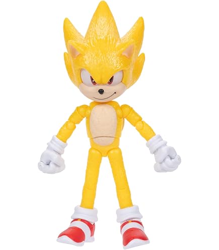 Sonic The Hedgehog Wave 15 Classic Super Sonic Action Figure, 2.5
