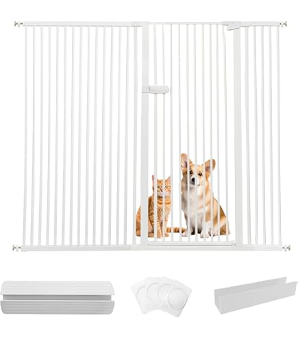 Amazon.co.jp: RAKU ペットゲート 猫ゲート 高さ155cm ハイタイプ
