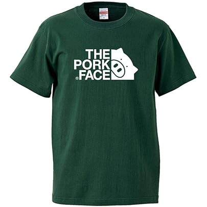 [ザ・ポーク・フェイス] 国旗ロゴ 5.6oz 半袖Tシャツ ○新作ブタＴシャツは「ザ・ポークフェイス」笑 | 横浜の料理教室・料理合コン【こぶたのカフェキッチン】ブログ