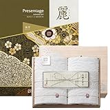 CONCENT カタログギフト リンベル プレゼンテージ・麗(うらら) 〔亀甲(きっこう)〕+今治謹製 『白織タオル』 木箱入り SR2039 （フェイスタオル２P)