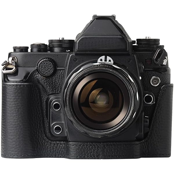 Amazon.co.jp: DBZZ 本革製ハーフケース 黒色 for Nikon DF用 | For