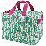 収納ボックス おもちゃ入れ 布製 持ち手付き KICKY キャリーボックス : サボテン