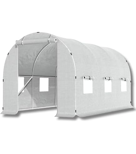 Amazon.co.jp: 温室 保温 温室棚 収納庫 園芸用 ビニールハウス 頑丈