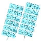 Kesoto 約144個　ミニチュアローズ　フラワー　人工小型泡　花　造花　結婚式　花束　DIY　工芸品　装飾　バラ　多色選べる - 空色