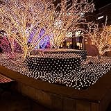 Bestface® 3m x 2m 210 LED Clear Net Lights Fairy Lights Outdoor Party Christmas Xmas Wedding Home Ga