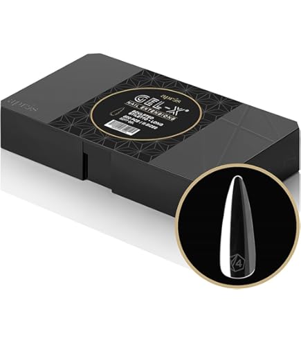 Amazon | Apres ネイルジェルX スカルプテッドラウンドショートチップ