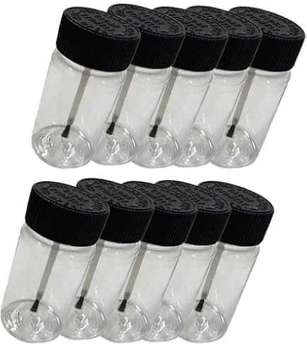 Amazon | タッチアップボトル 20ml 100個入り 透明 筆付き塗料