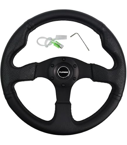 Amazon | SIMPUSH 13インチ33 CMカーボンファイバー軽量ステアリング
