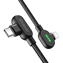 Mcdodo USB C to ライトニングケーブル 1.2m L型 3A PD対応