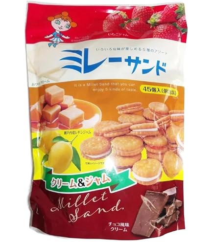 Amazon.co.jp: ハース 4種のアソートミレーサンド 60個入り : 食品