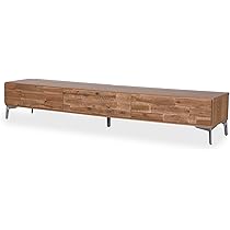 LOWYA テレビボード　200cm シャビーナチュラル Amazon｜LOWYA ロウヤ テレビ台 200cm幅 国産 テレビボード