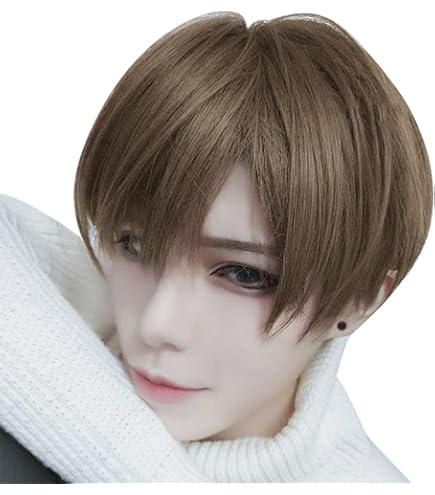 Amazon.co.jp: Remeehi メンズウィッグ 男性フルウィッグ 人毛100