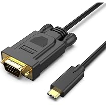Amazon.co.jp: BENFEI 1.8m USB C - VGA ケーブル、USB Type-C - VGA
