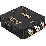 HDMI to RCA 変換コンバーター、GANA HDMI to AV コンポジット HDMIからアナログに変換アダプタ 1080P 音声出力可 USB給電 Xbox PS4 PS3 カーナビなど対応