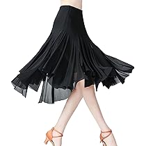 社交ダンス　JeDol　ジェドール　黒★たっぷりフレンジ～スカート Amazon.co.jp: [STARRYDANCE] 社交ダンス スカート レース フレア