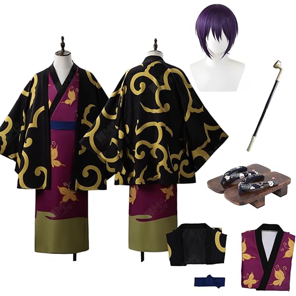 Amazon.co.jp: [WUBA] 高杉晋助 コスプレ衣装 銀魂 たかすぎしんすけ