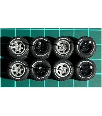 Amazon.co.jp: 1/64 カスタム ホイール メッシュ 5本スポーク CE28風 4