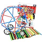Weka 283pcs 4d Straw酷使プラスチックビルディングブロックレンガセット教育Construction Toys for Kids Children Boys & Girls