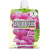 [トクホ]マンナンライフ クラッシュタイプの蒟蒻畑 ライト ぶどう味 150g×6個