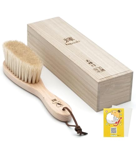 Amazon.co.jp: Shoji Works 洋服ブラシ 四角い馬毛の洋服ブラシ 白馬毛