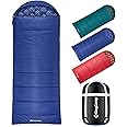 KingCamp 寝袋 封筒型 シュラフ 保温 210T防水 ワイドサイズ 幅92cm コンパクト 連結可能 キャンプ アウトドア 春 秋 冬 3シーズン用 収納パック付き
