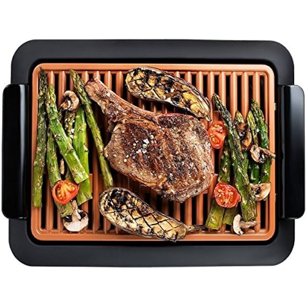 indoor grill electric grill griddle cusimax smokeless grill