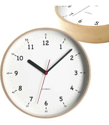 即*ろ様 Lemnos ふんぷんクロック 約30.5cm fun pun clock with color! ふんぷんくろっく ウィズ カラー