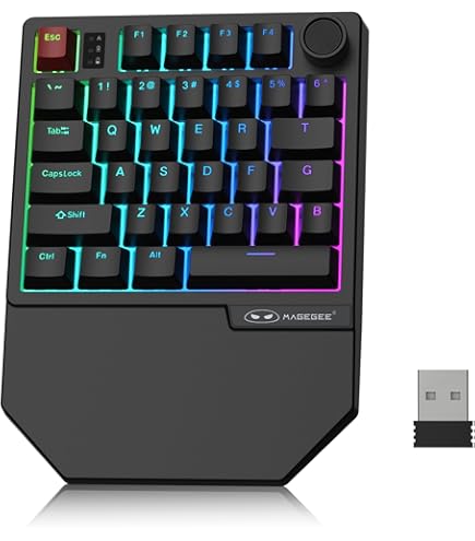 MH-Device] MH-Zeta 47 Keys One Hand Gaming Keyboard with Joystick