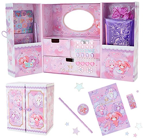 ぼんぼんりぼん　ドレッサー型ステーショナリーセット【未使用品】　サンリオ ぼんぼんりぼん ときめきドレッサーステーショナリーセット | 文具百貨