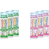 フェザー安全剃刀 【セット買い】フェザー ピアニィ ML まゆ用(ガード付) 3本入×3個セット & ピアニィ L フェイス用(ガード付) 3本入×3個セット