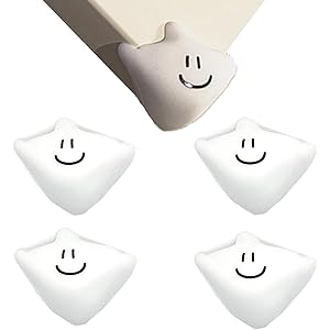 YOYIMONO コーナーガード コーナークッション シリコン素材 ホワイト おばけ 雲型 4個セット 赤ちゃん ガード…