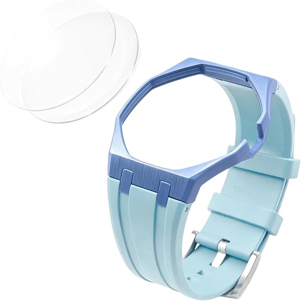 AP×Swatch  Pop用 セラミックベルト 水色　社外品 Amazon.co.jp: Sxmincxubo フルセラミックウォッチケース&ストラップ