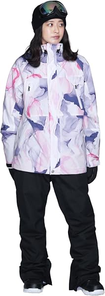 ICEPARDAL(アイスパーダル) Snowboard Wear, Ski Wear Women's Top and Bottom Set, 3 Sizes, Snow Wear, Snow Jacket, Snow Pants ISET-510 - 1