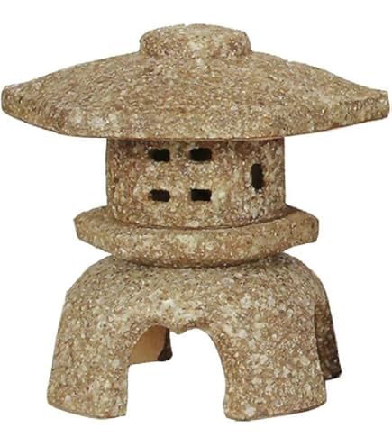 Amazon.co.jp: 信楽焼 灯籠（とうろう） 10号六角雪見【ok-0043