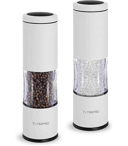Amazon.co.jp: Newise 電動ソルトアンドペッパーグラインダーセット