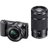 ソニー ミラーレス一眼 α5100 ダブルズームレンズキット E PZ 16-50mm F3.5-5.6 OSS + E 55-210mm ブラック ILCE-5100Y-B