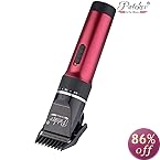 Pateker® 充電式コードレス 犬用グルーミングバリカン ペットの全身の毛をプロの仕上がりに 調整可能なコームガイドで小型犬、中型犬、大型犬/猫/その他の動物に幅広く対応 ペットグルーミングセット