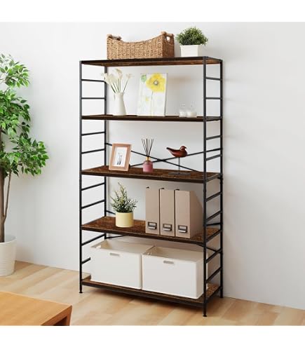 Amazon｜カインズ(CAINZ) 木製ラック25 3段 ナチュラル C1｜オープン