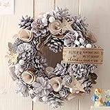 BunBunBee メリークリスマス！ナチュラルリース「フェアリーのホワイト・フロスト」