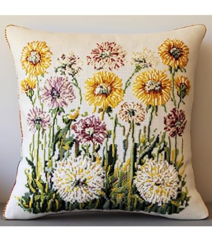 Amazon | 刺しゅうキット クッション 猫 DIY クロスステッチキット