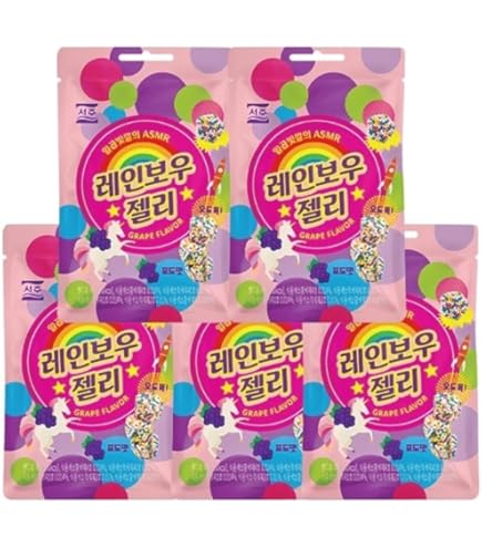 Amazon | 【3袋セット】ソジュ レインボーグミ 46g ぶどう味 韓国グミ