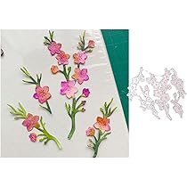 Amazon | 梅の花 金属ダイカット、カード作成クリアランス用の