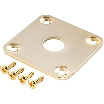 Amazon.co.jp: Musiclily Proスチール製ジャックプレート平底角