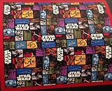 Star Wars Multi Character Plush Blanket Throw 50" X 60" [並行輸入品]