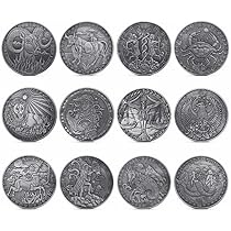 トレーディングコイン 12個セット Amazon | Anfang 12星座コイン 記念コイン コレクション アンティーク