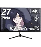 Amazon.co.jp: 【5年保証付き】Pixio PX278 WAVE Black ゲーミング