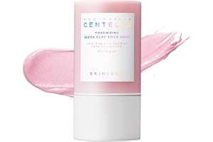 SKIN1004 Poremizing Quick Clay Stick Mask, 27g, Korean Face Mask, Pore Mask for Pore Minimizing, Pink Clay Mask with Himalayan Pink Salt, Facial Stick Mask for Skin Softness, Madagascar Centella, Korean Skincare