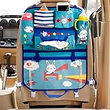Dephekg シートバックポケット 後部座席 ドライブポケット お出かけポケット 車内収納 オックスフォード布製 子供が好きな可愛い漫画柄８パターン有り 取り付けやすい 車内乱れをなくすカー収納袋 