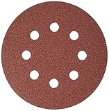 Bosch SR5R080 5-Piece 80 Grit 5 In. 8 Hole Hook-And-Loop Sanding Discs [並行輸入品]