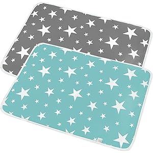 おむつ替えシート ベビーマット オムツ替えシート 防水シートおねしょシーツ ベビー用品 折りたたみ おでかけ 綿100% 肌触り良い 抗菌 消臭 衛生 洗濯可 通気性 出産準備 保育介護 赤ちゃん 就寝 家用 おしっこ漏れ プレゼント 女性生理 携帯便利 50×70cm 2枚